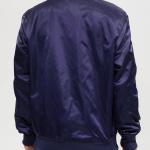 CHAMARRA TON ASTROS WORDMARK SATIN JACKET MIDNIGHT NAVY en STOCK