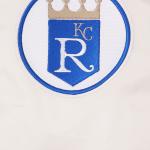 CHAMARRA AS CITY ROYALS RETRO CLASSIC RIB SATIN JACKET EGGSHELL UNIVERSITY BLUE en STOCK