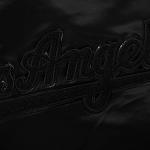 CHAMARRA ANGELES DODGERS PRO TRIPLE BLACK SATIN JACKET TRIPLE BLACK en STOCK