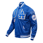CHAMARRA ANGELES DODGERS MASH UP RIB SATIN JACKET DODGER BLUE en STOCK