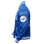 CHAMARRA ANGELES DODGERS MASH UP RIB SATIN JACKET DODGER BLUE en STOCK