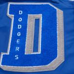 CHAMARRA ANGELES DODGERS MASH UP RIB SATIN JACKET DODGER BLUE en STOCK