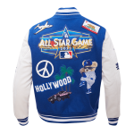 CHAMARRA ANGELES DODGERS ALL STAR VARSITY JACKET DODGER BLUE WHITE en STOCK
