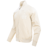 CHAMARRA ANGELES DODGERS NEUTRAL TWILL JACKET EGGSHELL en STOCK