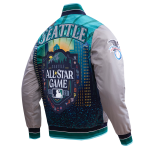 CHAMARRA ALL STAR 2023 RIB SATIN JACKET SILVER en STOCK