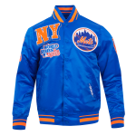 CHAMARRA YORK METS MASH UP RIB SATIN JACKET ROYAL ORANGE ROYAL en STOCK