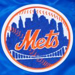 CHAMARRA YORK METS MASH UP RIB SATIN JACKET ROYAL ORANGE ROYAL en STOCK