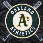 CHAMARRA LAND ATHLETICS MASH UP M RIB SATIN JACKET BLACK en STOCK