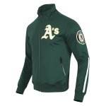 CHAMARRA OAKLAND ATHLETICS CLASSIC MENS DK TRACK JACKET FOREST GREEN en STOCK