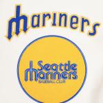 CHAMARRA TTLE MARINERS RETRO CLASSIC RIB WOOL VARSITY JACKET EGGSHELL ROYAL BLUE en STOCK