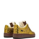 SNEAKES TENIS LOUIS VUITTON NIKE AIR FORCE 1 LOW BY VIRGIL ABLOH DORADO METALICO en STOCK